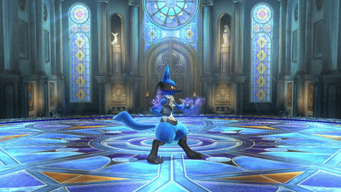 Lucario's side taunt.