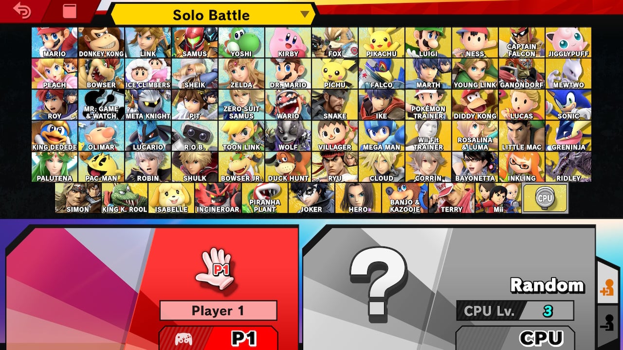 File:SSBU Character Select Stacked DLC.jpg - SmashWiki, the Super Smash ...