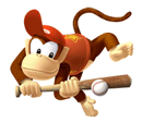 File:Brawl Sticker Diddy Kong (Mario Superstar Baseball).png