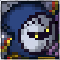 A snapshot of Meta Knight's artwork from the fan flash game, Super Smash Flash 2.