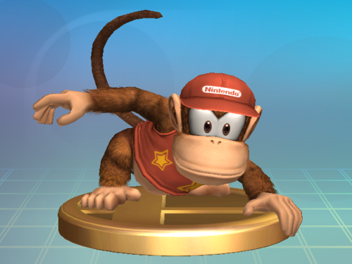 File:Diddy Kong Unused Trophy Brawl.png