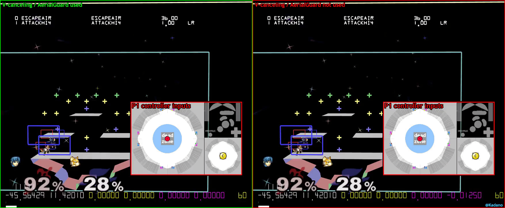 Demonstration of V-cancelling created by Kadano