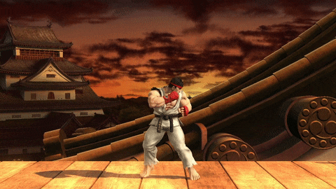 Ryu's up taunt in Smash 4
