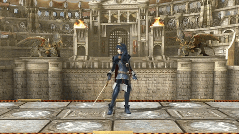 Lucina's side taunt in Smash 4