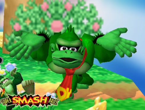 File:Melee DK Mod - Smash 64 Green Team Color.png