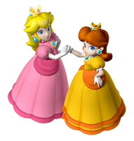 Brawl_Sticker_Peach_&_Daisy_(Mario_Party