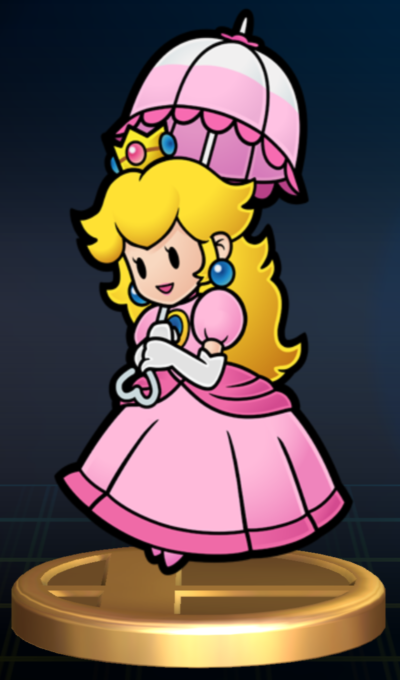 Paper Peach - Brawl Trophy.png