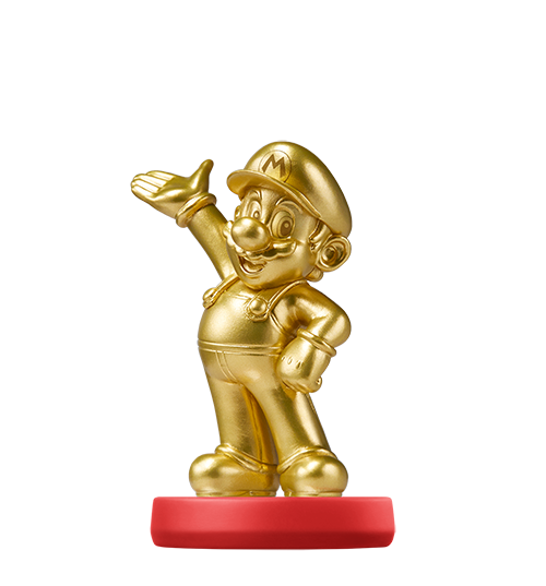 File:Mario - Gold Edition amiibo (Super Mario series).png