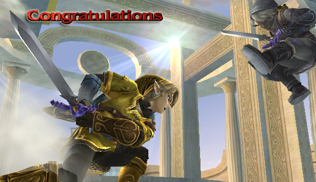 File:Link Congratulations Screen All-Star Brawl.png