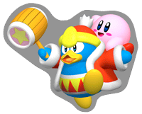 File:Brawl Sticker King Dedede & Kirby (Kirby 64).png