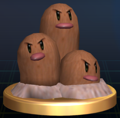 File:Dugtrio - Brawl Trophy.png