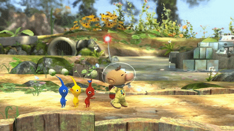 Olimar's down taunt.
