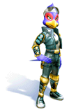 File:Brawl Sticker Falco (Star Fox Adventures).png - SmashWiki, the ...