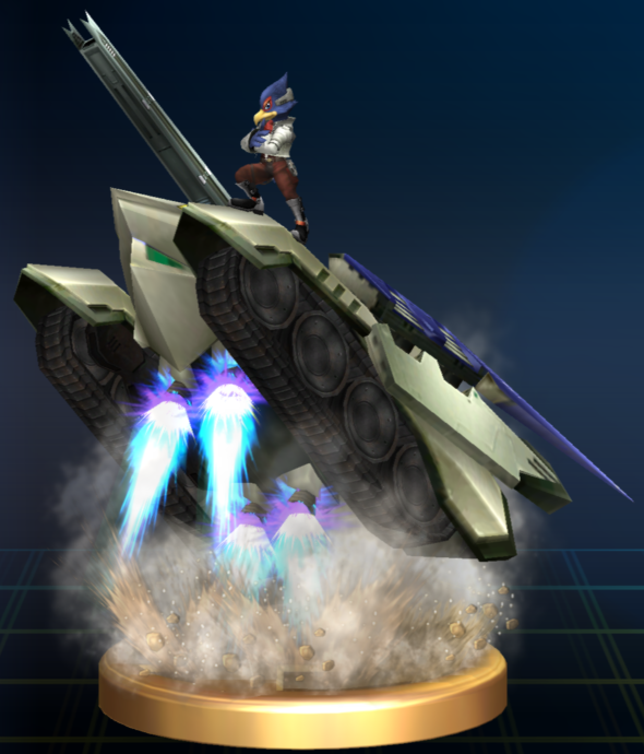 Landmaster (Falco) - Brawl Trophy.png