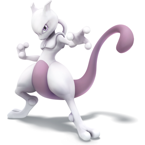 Pokemon - Mew and Mewtwo with 2 poses