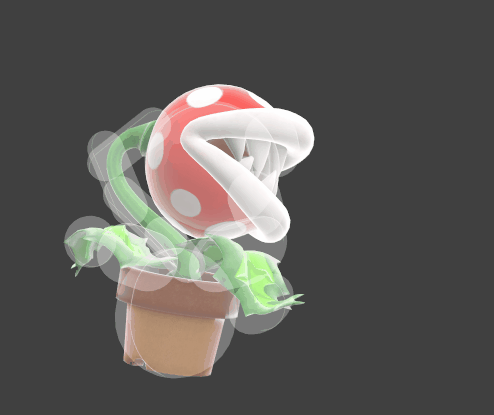 Piranha Plant's first hit of neutral attack/jab.