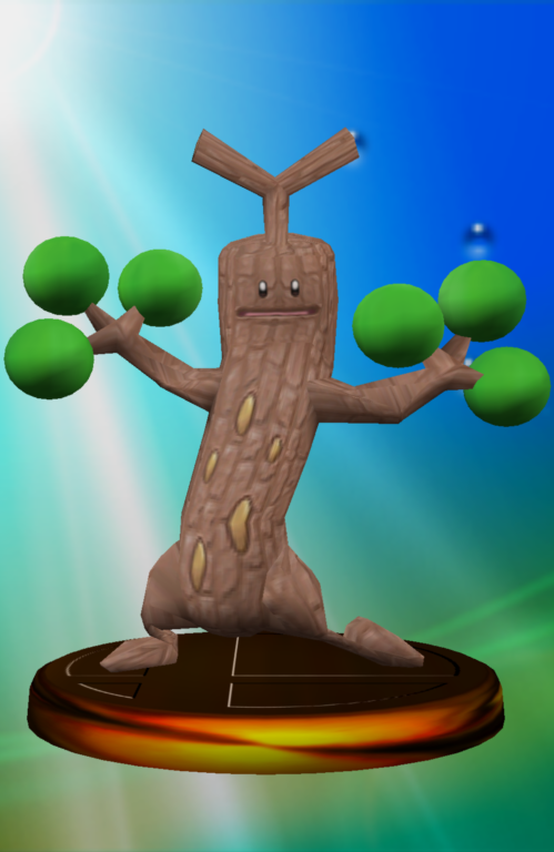 Filesudowoodo Trophy Meleepng Smashwiki The Super Smash Bros Wiki