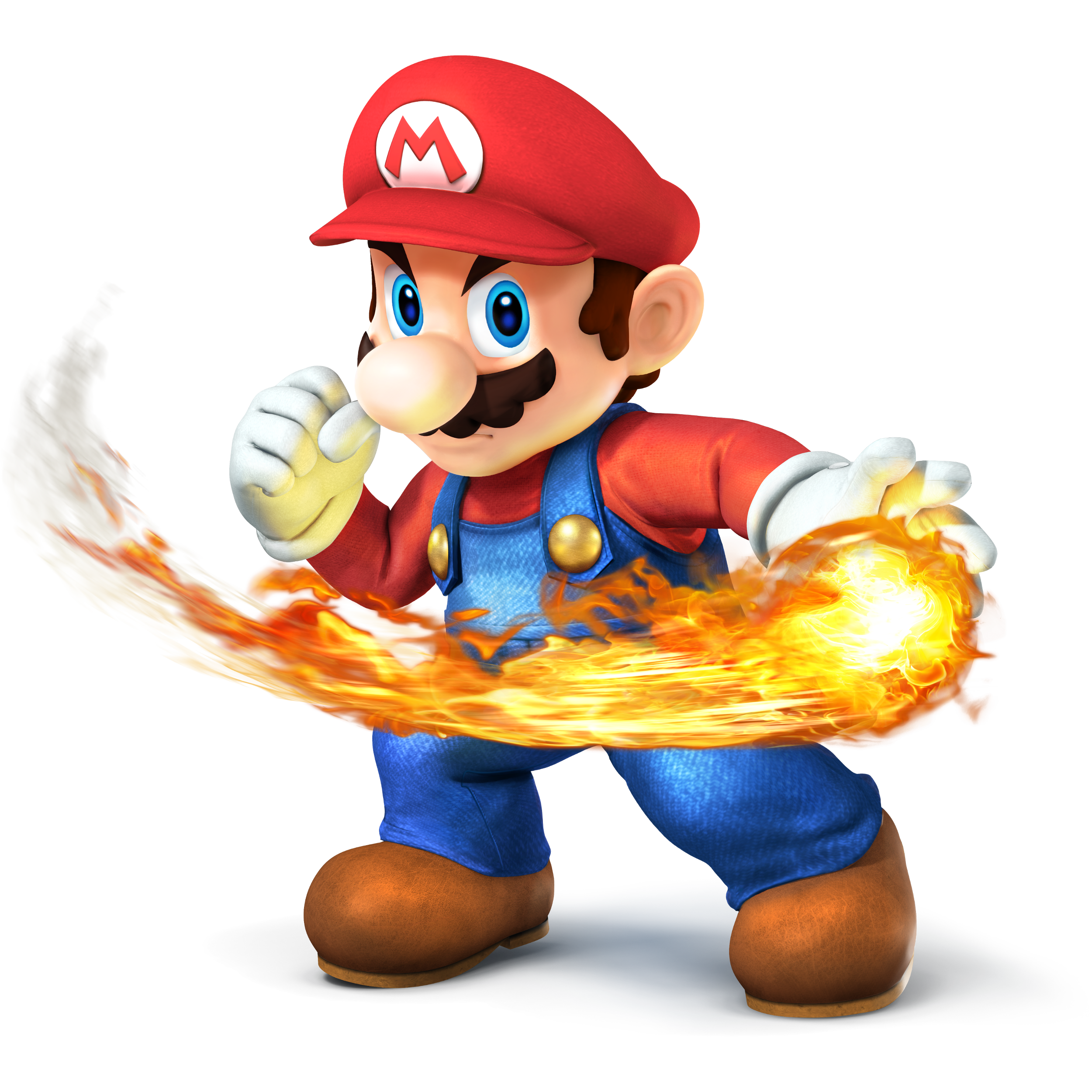 Mario as he appears in Super Smash Bros. 4.
