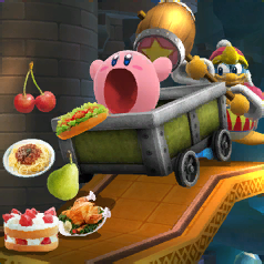 Kirby's Crazy Appetite event icon.