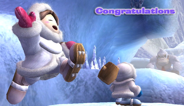 File:Ice Climbers Congratulations Screen All-Star Brawl.png