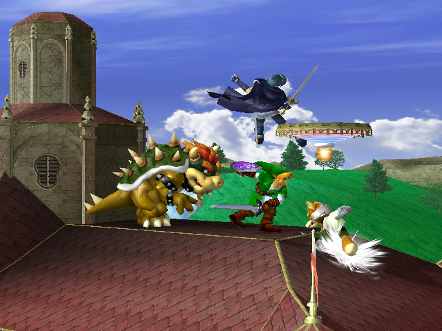 File:Peach's Castle Gameplay Melee.png