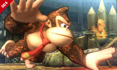 Donkey Kong's appearance in the 3DS version of Super Smash Bros. 4.