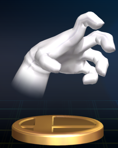 File:Crazy Hand - Brawl Trophy.png