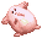 Chansey as it appears in Super Smash Bros.