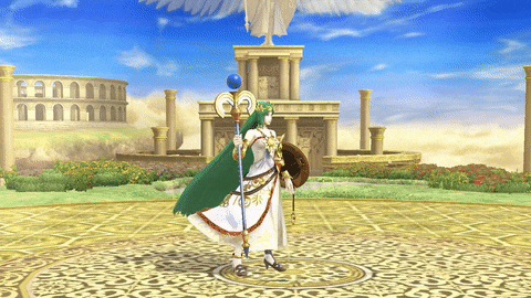 Palutena's side taunt in Smash 4