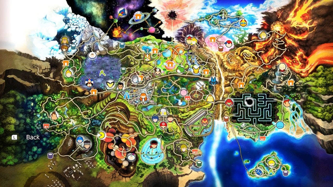 The Light Realm map.