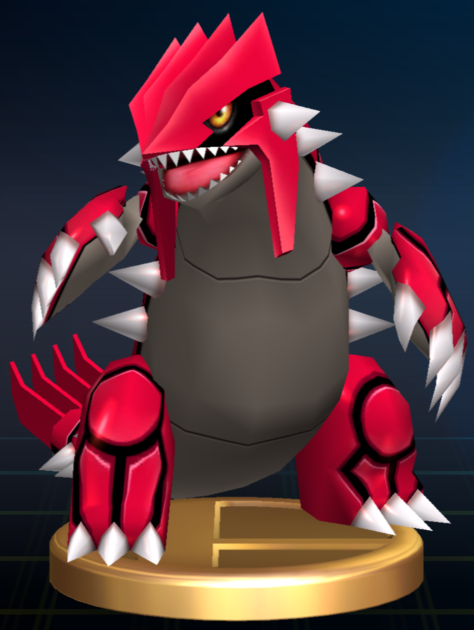 Groudon - Brawl Trophy.png