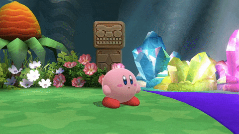 Kirby's down taunt.