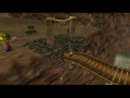 The bridge before its destruction in Ocarina of Time.