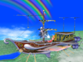 The ship ride at the beginning in Super Smash Bros. Melee.