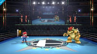 The Smash Bros. design of the Boxing Ring.