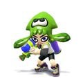 Inkling Squid Hat for a Mii Fighter.
