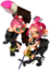 Octoling girl and boy