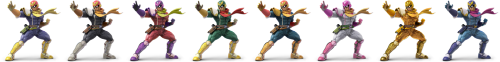 Captain Falcon Palette (SSBU).png