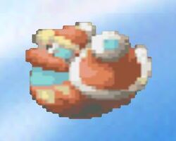 King Dedede, as he appears in the background of Dream Land in Super Smash Bros.