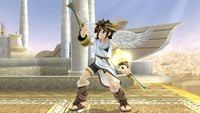 Pit's first idle pose in Super Smash Bros. for Wii U.