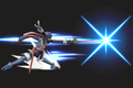 Lucina using shield Breaker as shown by the Move List in Ultimate.