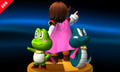 Prince of Sablé's Trophy in Super Smash Bros. for Nintendo 3DS, which also depicts his frog and snake forms.