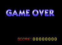 That game over screen.