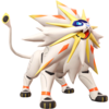 Official artwork of Solgaleo from Super Smash Bros. Ultimate.