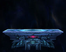 An image of the Super Smash Bros. Brawl stage Final Destination.
