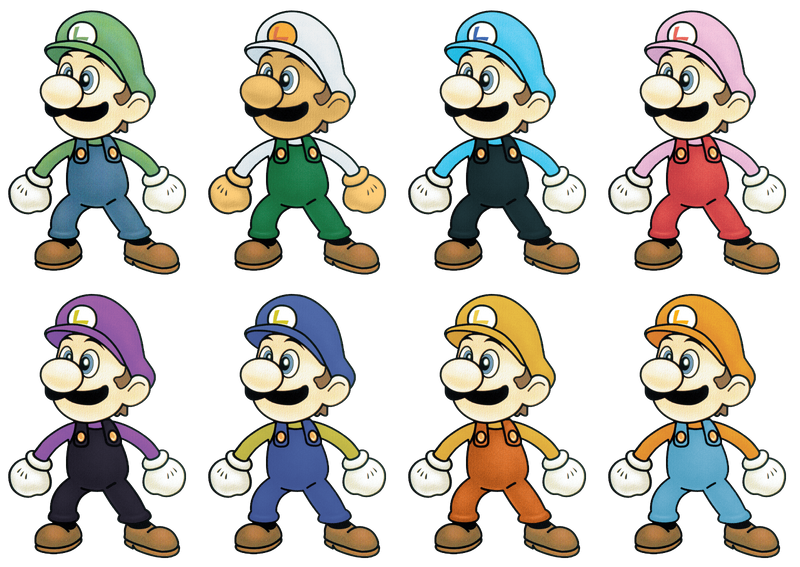 File:SSB64 Remix artworks Luigi.png