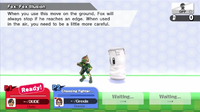Online Practice Stage in Super Smash Bros. for Wii U