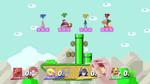Two Warp Pipes on Super Mario Maker in Super Smash Bros. for Wii U.
