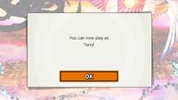 The message that indicates Terry's availability in World of Light.