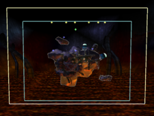 Brinstar Depths: angle 7 showing the blast zone and spawn points.